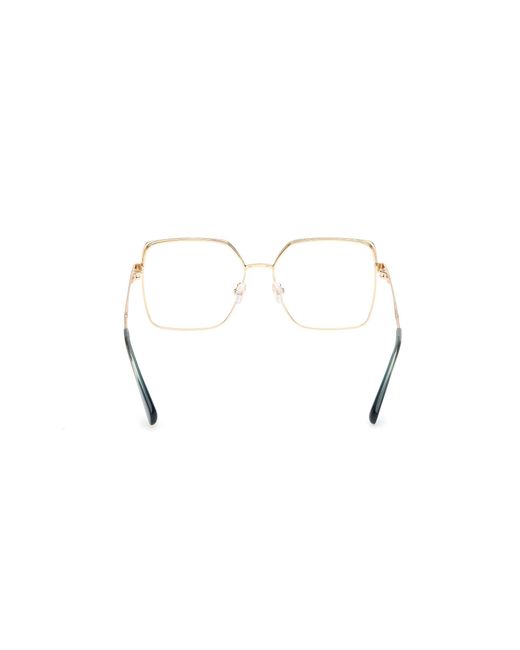 MAX&Co. Black Mo5097 030 Optical Frames Metal Geometric Normal