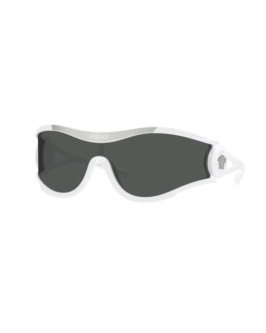 Versace Black Ve4475 314/87 Sunglasses Injected Geometric Normal