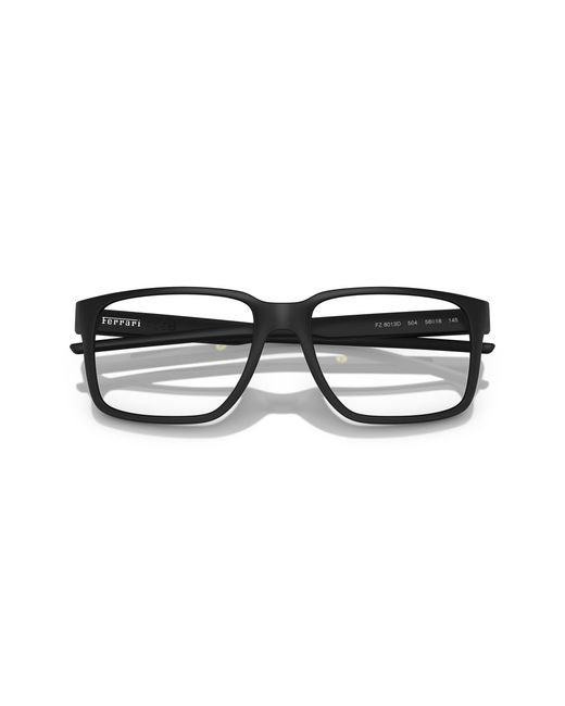 FERRARI SCUDERIA Black Fz8013D 504 Optical Frames Injected Squared Normal