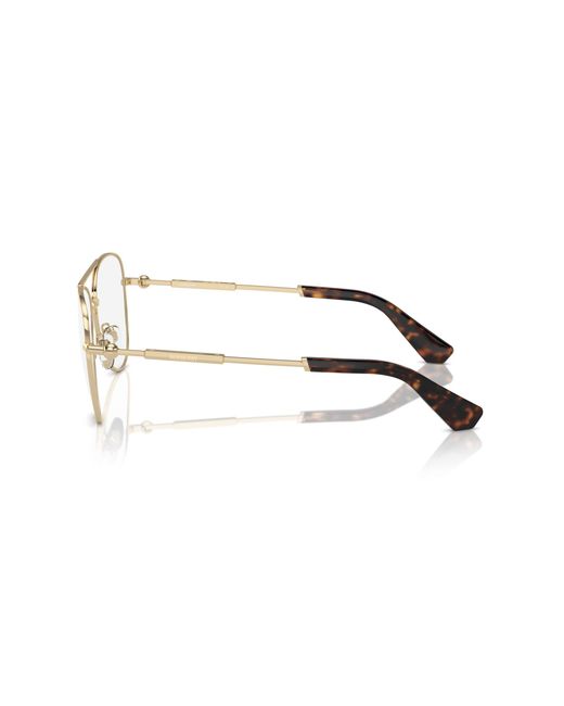Burberry Black Be1386 1109 Optical Frames Metal Pilot Normal for men