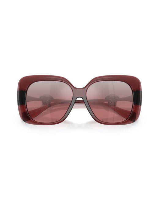 Versace Black Ve4499U 55397E Sunglasses Injected Squared Normal Nuanced