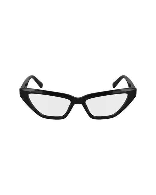 Karl Lagerfeld Black Kl6175 001 Optical Frames Bio-Inject Cat Eye Normal