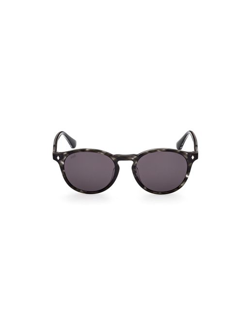 Web Black We0328 05A Sunglasses Acetate Round Normal