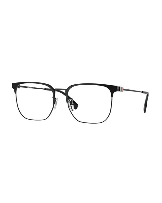 Burberry Black Be1383D 1001 Optical Frames Metal Squared Normal for men