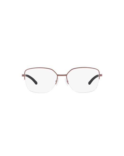Oakley Black Ox3006 Moonglow 300602 Optical Frames Metal Transparent Round Normal