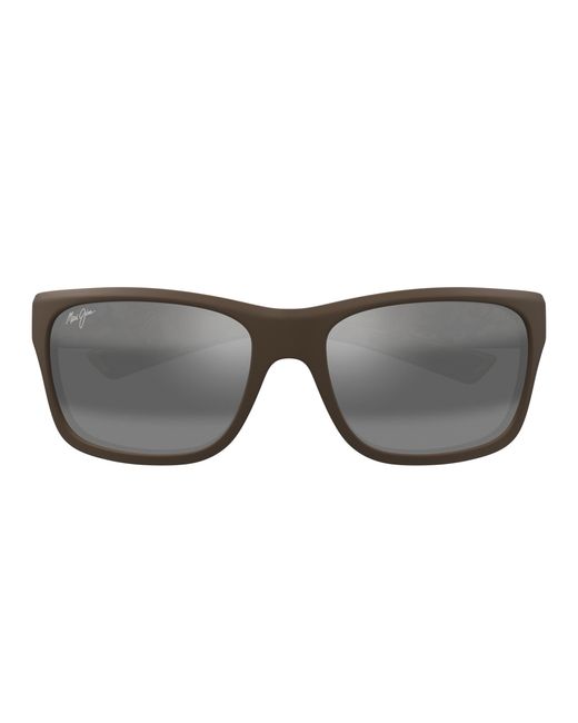 Maui Jim Black Mj0681S 004 Sunglasses Bio-Injected Squared for men