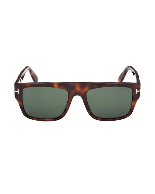 Tom Ford Black Ft0907 Dunning-02 53N Sunglasses Acetate Squared Normal for men