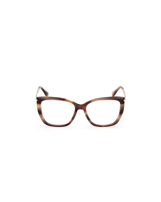 Max Mara Black Mm5007 047 Optical Frames Acetate Squared Normal