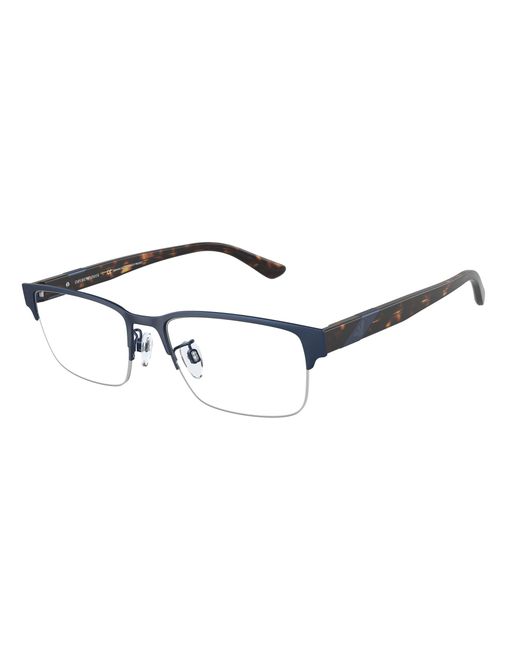 Emporio Armani Black Ea1129 3018 Optical Frames Metal Squared for men