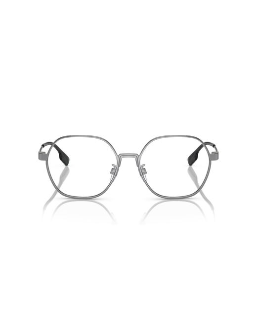 Burberry Black Be1379D Winston 1003 Optical Frames Metal Transparent Geometric Normal for men