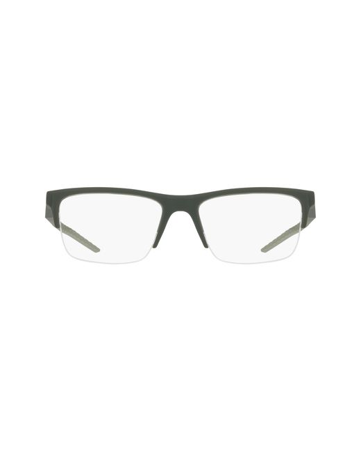 Nike Black 7279 315 Optical Frames Bio-Injected Squared Normal for men