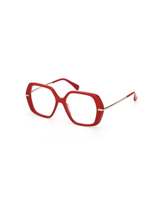 Max Mara Black Mm5175 066 Optical Frames Acetate Geometric Normal