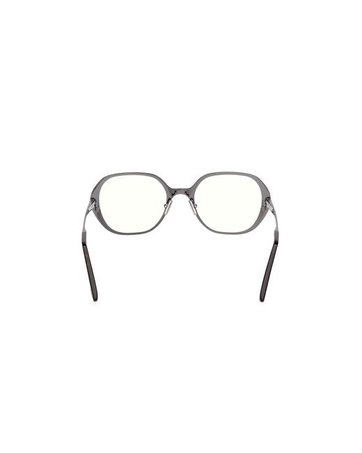 Tom Ford Black Ft6137-B 008 Optical Frames Metal Geometric Normal