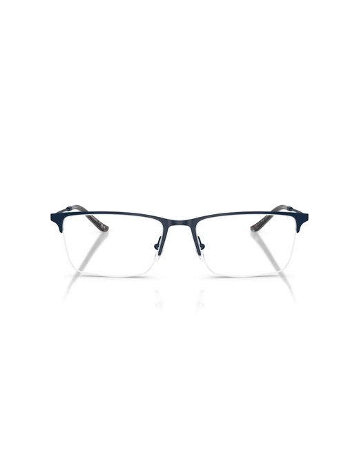 Emporio Armani Black Ea1171 3001 Optical Frames Metal Squared Normal for men