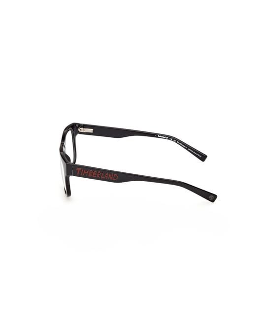 Timberland Black Tb50103 001 Optical Frames Injected Squared Normal