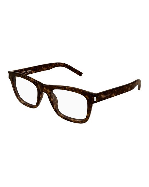 Saint Laurent Black Sl 819 Opt 002 Optical Frames Acetate Transparent Squared