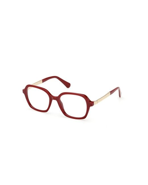 MAX&Co. Black Mo5190 066 Optical Frames Injected Geometric Normal