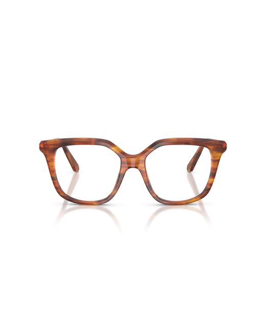 Swarovski Black Sk2059 1091 Optical Frames Acetate Transparent Squared Normal