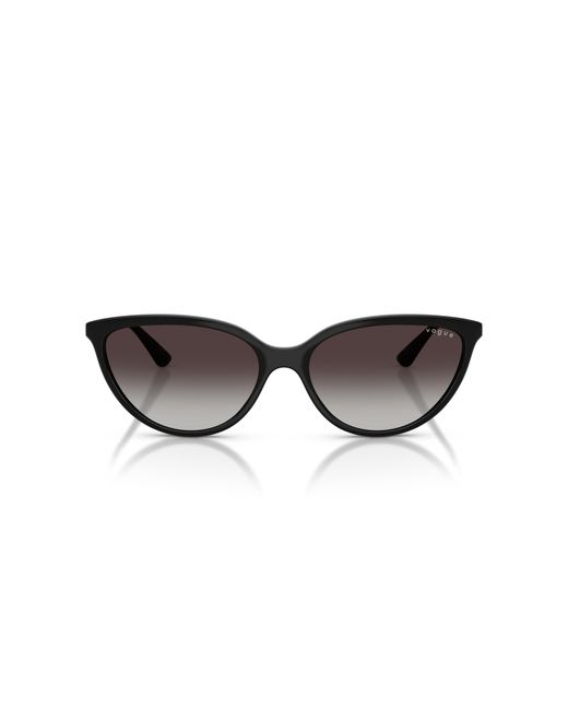 Vogue Eyewear Black Vo5672S W44/8G Sunglasses Nylon Cat Eye Normal Nuanced