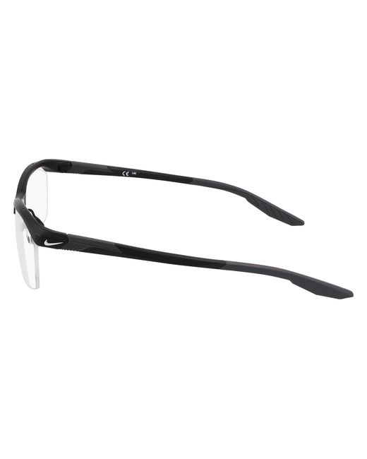 Nike Black 7402 001 Optical Frames Bio-Inject Squared Normal Normal for men