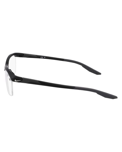 Nike Black 8045 002 Optical Frames Metal Squared Photochromatic