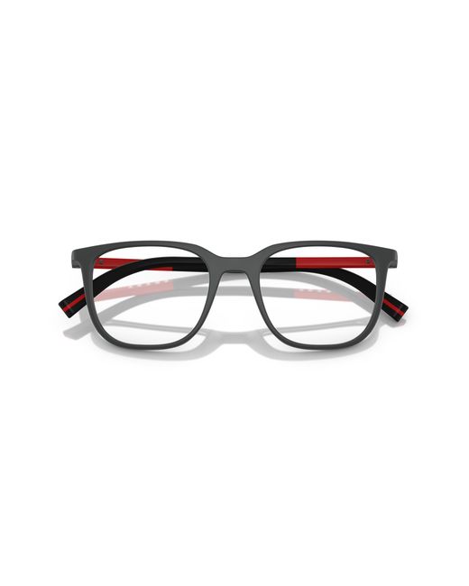 Prada Linea Rossa Black Ps 04Rv Ufk1O1 Optical Frames Injected Transparent Pillow Normal for men