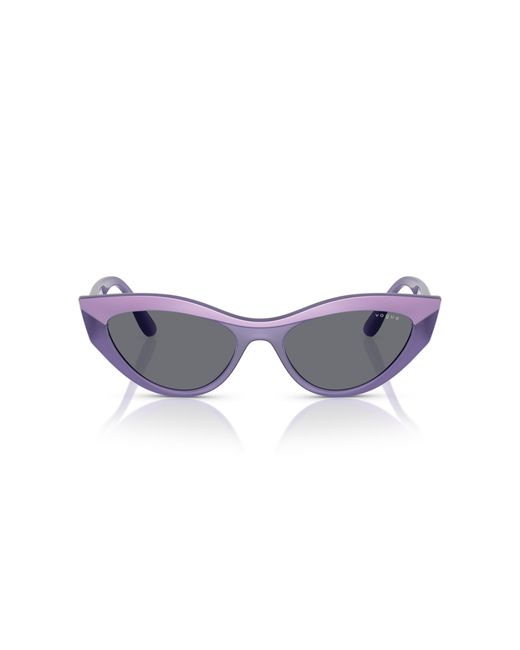 Vogue Eyewear Black Vo5637Su 3219/1 Sunglasses Nylon Cat Eye Normal