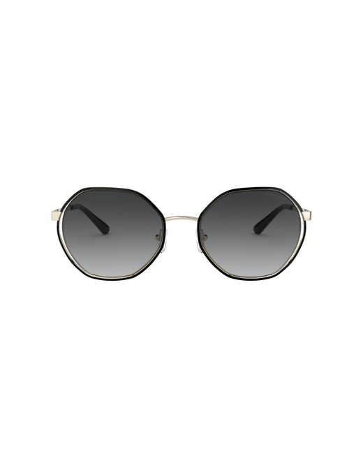 Michael Kors Black Mk1072 Porto 10148G Sunglasses Metal Geometric Normal Shaded