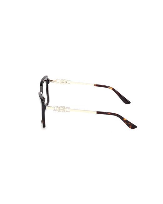 Guess Black Gu50318 052 Optical Frames Acetate Squared Normal