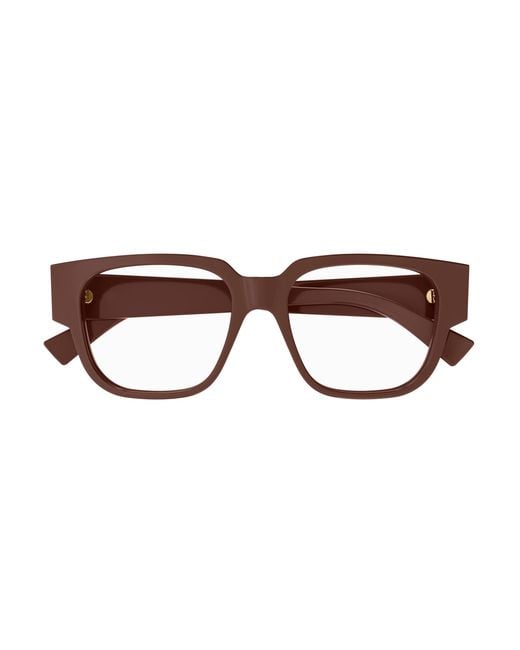 Bottega Veneta Black Bv1289O 003 Optical Frames Acetate Transparent Squared