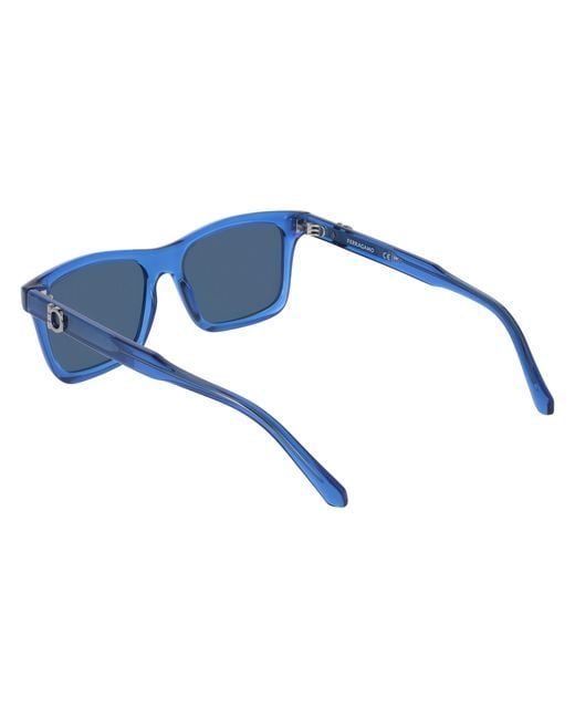 Ferragamo Black Sf2060Se 439 Sunglasses Squared Normal for men