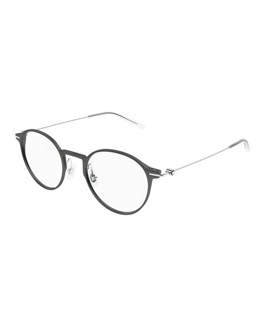 Montblanc Black Mb0357O 005 Optical Frames Transparent Round for men