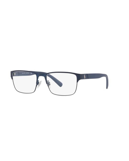 Polo Ralph Lauren Black Ph1175 9119 Optical Frames Metal Squared Normal for men