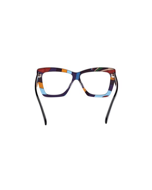 Emilio Pucci Black Ep5260 005 Optical Frames Acetate Butterfly Normal