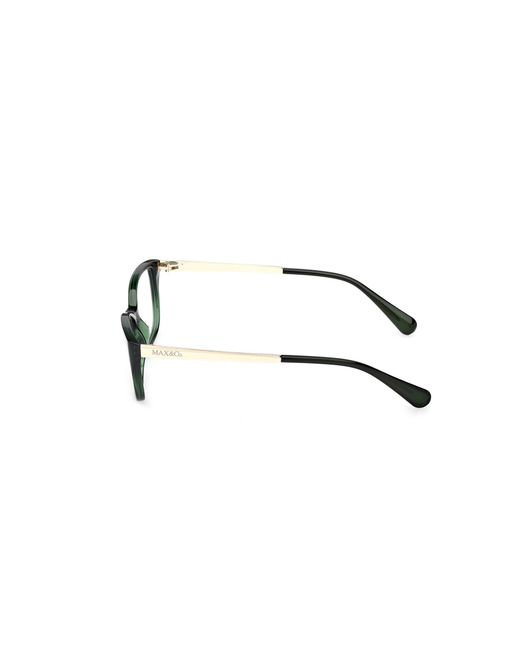 MAX&Co. Black Mo5201 096 Optical Frames Injected Squared Normal
