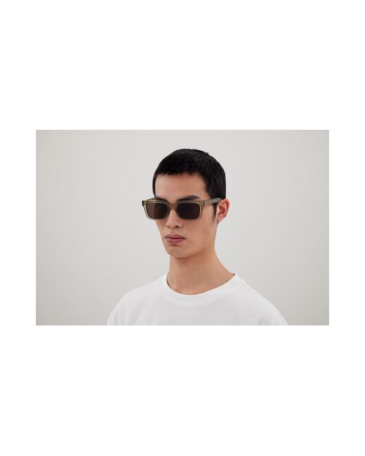 Gucci Black Gg1732Sk 003 Sunglasses Injected Squared for men