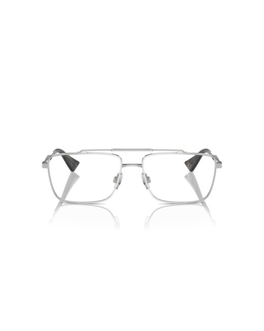 Dolce & Gabbana Black Dg1354 05 Optical Frames Metal Transparent Squared Normal for men
