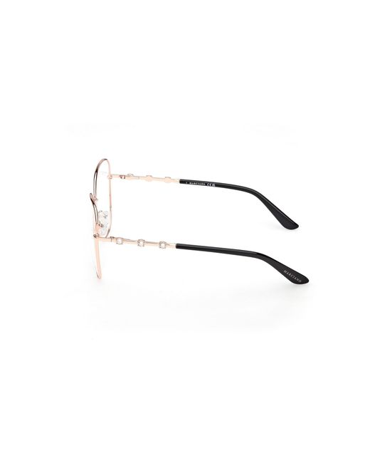 Guess Black Gm50044 028 Optical Frames Metal Butterfly Normal