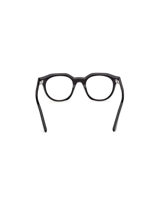 Web Black We5461 001 Optical Frames Acetate Round Normal for men