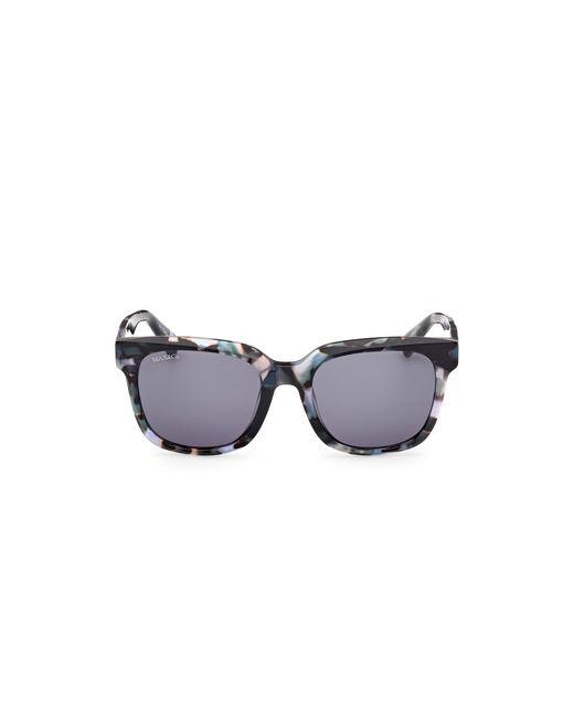 MAX&Co. Black Mo0146 55V Sunglasses Acetate Squared Normal