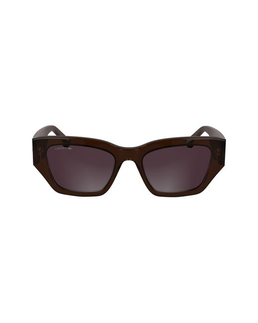 Lacoste Black L6053S 210 Sunglasses Acetate Butterfly Normal