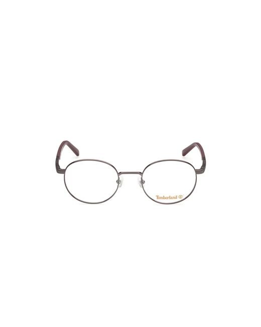 Timberland Black Tb1724 008 Optical Frames Metal Round Normal for men