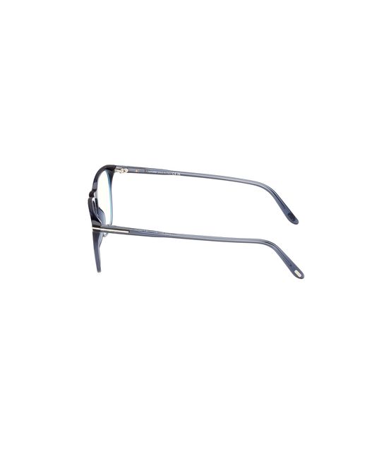 Tom Ford Black Ft5937-B 090 Optical Frames Acetate Round Normal for men