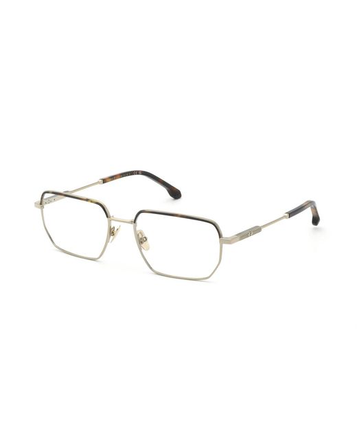 Lozza Black Vl2445 08Es Optical Frames Metal Geometric for men