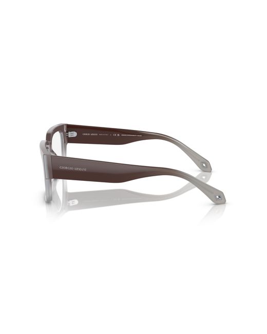 Giorgio Armani Black Ar7243U 5980 Optical Frames Acetate Transparent Squared Normal for men