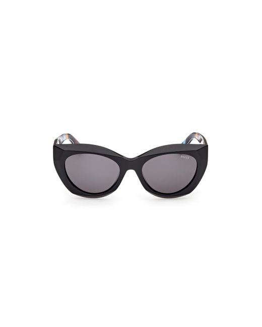 Emilio Pucci Black Ep0257 01A Sunglasses Smoke Geometric Normal