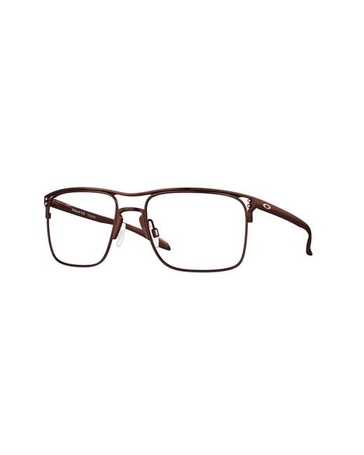 Oakley Black Ox5068 Holbrook Ti Rx 506803 Optical Frames Titanium Transparent Squared Normal for men