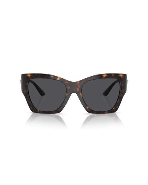 Versace Black Ve4452 108/87 Sunglasses Injected Geometric Normal