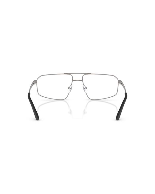 Emporio Armani Black Ea1184 3045 Optical Frames Metal Transparent Pilot Normal for men