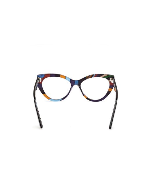 Emilio Pucci Black Ep5266 004 Optical Frames Acetate Cat Eye Normal